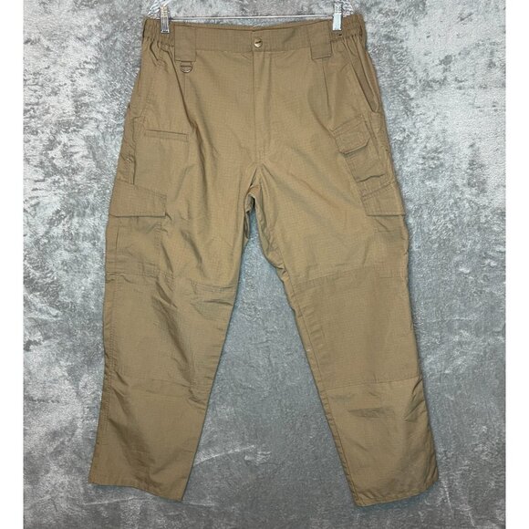 CQR Men Ripstop Tactical Assault Cargo Double Knee Comfort Waist Pant 34x32* - Picture 1 of 10